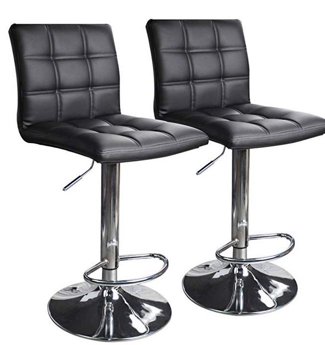 Black Leather Bar Stools with Backs | Best Whiskey Gifts: Find the best